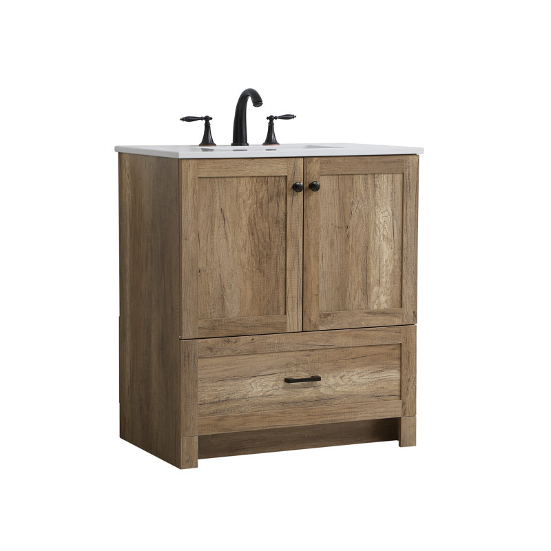 Foundry Select Shirk 30'' Freestanding Single Bathroom Vanity with
